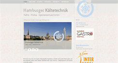 Desktop Screenshot of hamburger-kaeltetechnik.de
