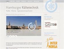 Tablet Screenshot of hamburger-kaeltetechnik.de